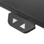 JOSHO Homeworker Electric Sit-Stand Desk - black desk, showing standard up/down switch