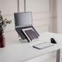 BakkerElkhuizen Ergo-Q 260 Laptop Stand - lifestyle shot with separate mouse and keyboard