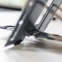 BakkerElkhuizen Ergo-Q Hybrid Pro Laptop/Tablet Stand - lifestyle shot, showing detail