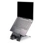 BakkerElkhuizen Ergo-Q Hybrid Pro Laptop/Tablet Stand - front angle view, with laptop (not included)