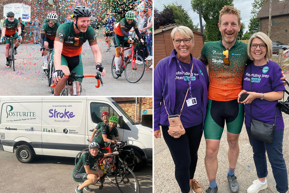 Posturite Pedal For Stroke in aid of the Stroke Association