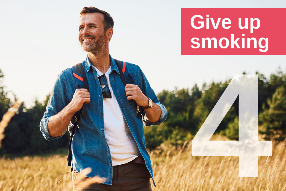 Give up smoking for back health