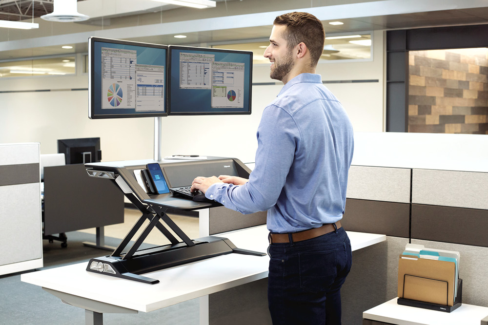 Standing desks for employee wellness