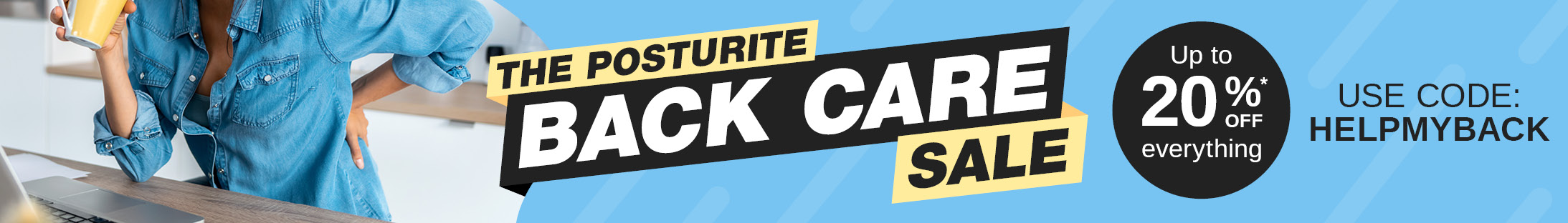 the Posturite back care sale